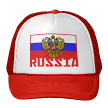 Drapeau russe casquettes