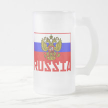 Drapeau russe tasse