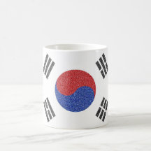 Drapeau sud-coréen mug à café