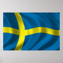 Drapeau suédois posters