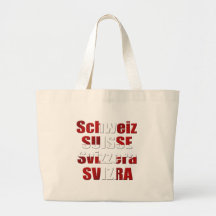 Drapeau suisse de cadeau de langues officielles de sac