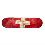 Drapeau suisse planches à roulettes