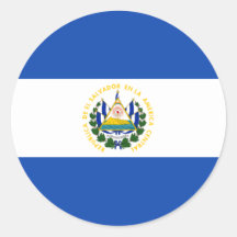 Drapeau SV du Salvador Adhésif