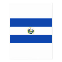 Drapeau SV du Salvador Cartes Postales