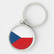 Drapeau tchèque porte-clefs