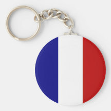 Drapeau totalement français ! porte-clé