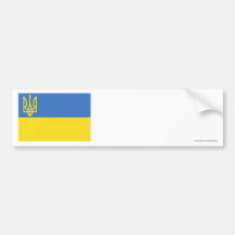 Drapeau traditionnel de l'Ukraine Adhésifs Pour Voiture