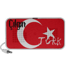 Drapeau turc de "Çılgın Türk (Turc fou)" - Haut-parleur De Voyage
