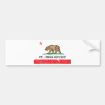 Drapeau vintage de la Californie Adhésifs Pour Voiture