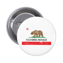 Drapeau vintage de la Californie Badges