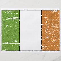 Drapeau vintage de l'Irlande Prospectus Personnalisés
