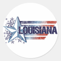 Drapeau vintage des Etats-Unis avec l'étoile - Lou Autocollants