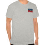 Drapeau vintage du Haïti T-shirts