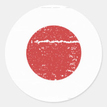 Drapeau vintage du Japon Adhésif