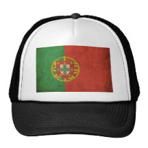 Drapeau vintage du Portugal Casquette