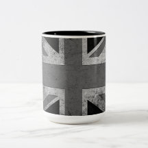 Drapeau vintage du R-U de grunge Tasse