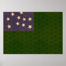 Drapeau vintage du Vermont de motif Affiche