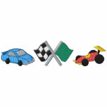 Drapeaux de course de voitures de course polo brodé