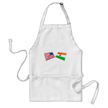 Drapeaux des USA et du Niger Tablier