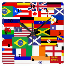 Drapeaux du collage du monde