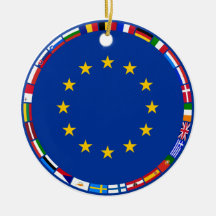 Drapeaux d'Union européenne Ornements