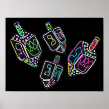 Driedels pour la copie de Hannukah Posters