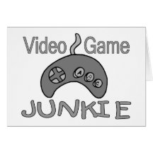 Drogué de jeu vidéo carte