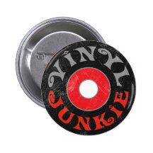 Drogué de vinyle pin's avec agrafe