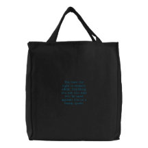 Droit de rester cité sacs brodés