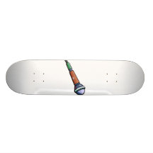 Droite abstraite simple de revêtement de microphon skateboards personnalisés