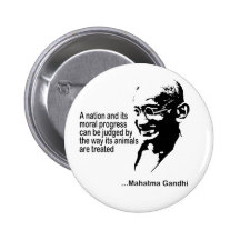 Droits des animaux de Mahatma Gandhi Badge