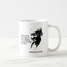 Droits des animaux de Mahatma Gandhi Tasse À Café
