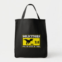 Drôle aucune sollicitation sac en toile
