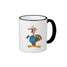 drôle mangez la bande dessinée de dinde de boeuf mug à café