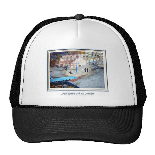 Du coeur de la rangée de dérapage casquettes de camionneur