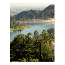 Du Hollywood Hills Carte Postale