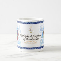Duc et duchesse de tasse royale de mariage de Camb