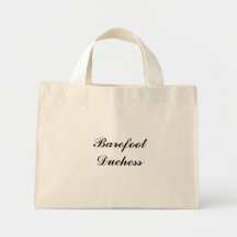Duchesse aux pieds nus SnazBag Sac De Toile