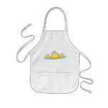 Duckies en caoutchouc de partie dans le tablier de