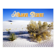 Dunes de sable dans le désert de Mojave, la Califo Cartes Postales