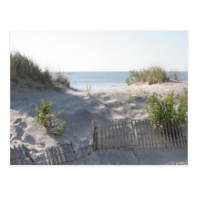Dunes de ville d'océan cartes postales