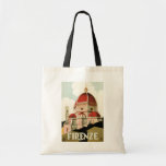 Duomo vintage d'église de Florence Firenze Italie  Sac Fourre-tout