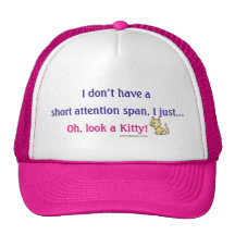 Durée d'attention courte Kitty Casquette