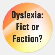 Dyslexie : Fict ou faction ? autocollants