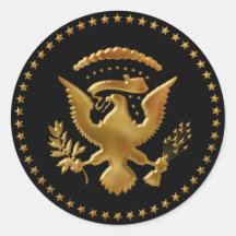 Eagle a débarqué… adhésifs ronds