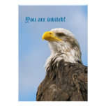Eagle chauve a personnalisé le faire-part