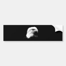 Eagle chauve américain autocollant pour voiture