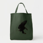 EAGLE CHAUVE débarquant le sac fourre-tout à conce