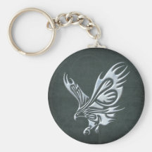 Eagle tribal porte-clé