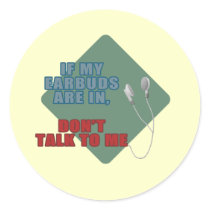 Earbuds autocollants